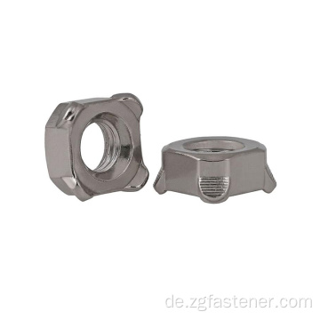 SUS304/316 Edelstahlquadratmuttern Din928